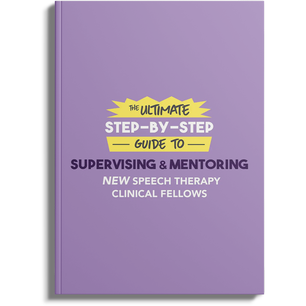 Comprehensive Guide to Supervising New Speech Therapy Fellows