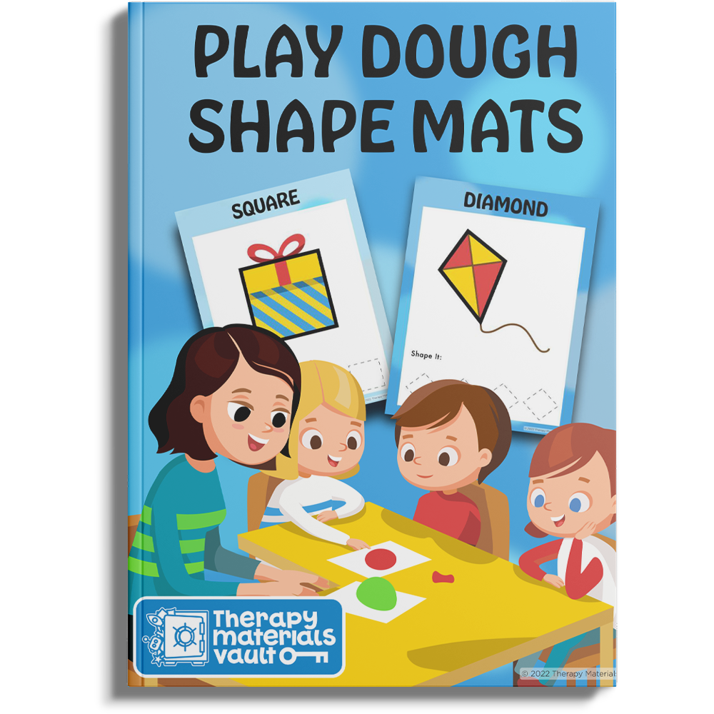 Playdough Shape Mats | Chicago Speech Therapy