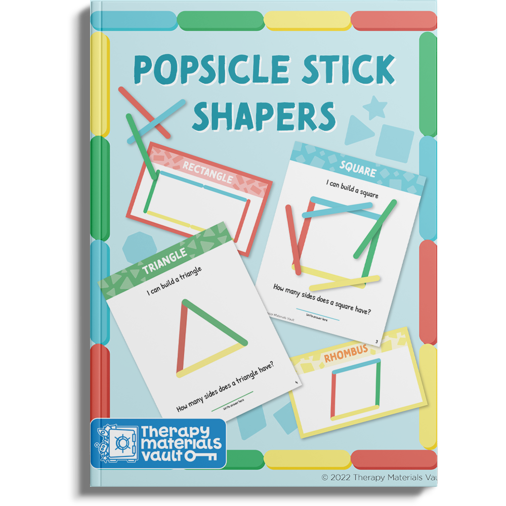 Popsicle Stick Shapes | Chicago Therapy